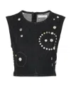 Chloé Pattern Vest In Black