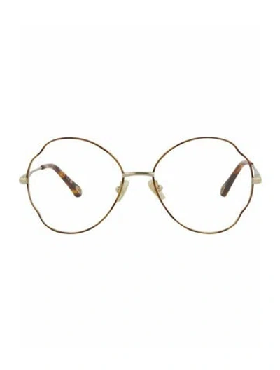 Pre-owned Chloé Patterned Eyeglasses W/ Tags In Brown