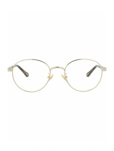 Pre-owned Chloé Patterned Eyeglasses W/ Tags In Gold