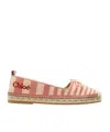 Chloé Patterned Flat Shoes In Multi