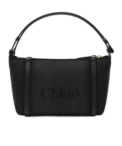 Chloé Stylish Bucket Bag Top Handle In Black