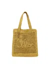 Chloé Patterned Handbag In Yellow