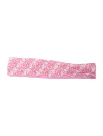 Pre-owned Chloé Patterned Headband  W/tags In Pink