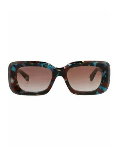 Pre-owned Chloé Patterned Sunglasses W/ Tags In Black