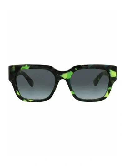 Pre-owned Chloé Patterned Sunglasses W/ Tags In Green