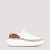 Chloé Peach Platform Sole Rubber Sole Lace-up  Sneakers