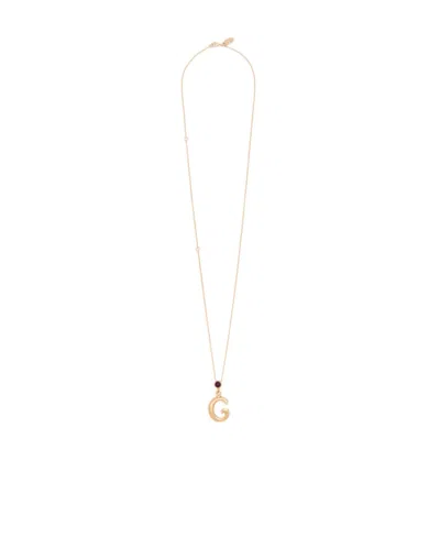 Chloé Pendant Necklace In Yellow