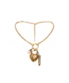 Chloé Vintage Gold Necklace With Pendants In Gold