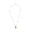 Chloé Victorian Bottle Pendant Necklace In Gold