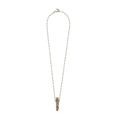 Chloé Pendant Necklace In White