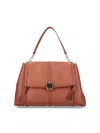 Chloé Caramel Large Soft Penelope Shoulder Bag In Marrone