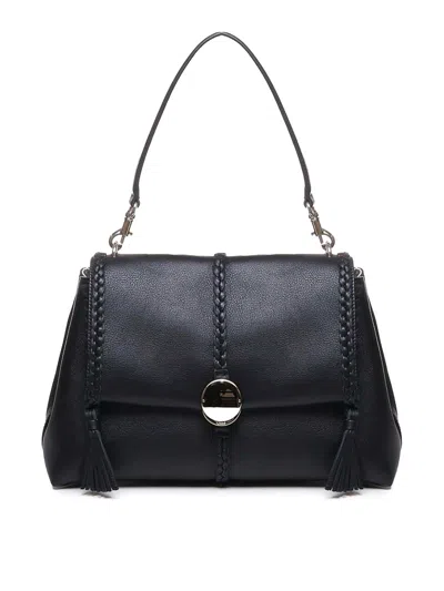 Chloé Penelope Medium And Soft Shoulder Bag In Black