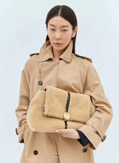 Chloé Penelope Medium Shoulder Bag In Beige