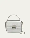 Chloé Penelope Miniature Flip Mini Bag In Silver