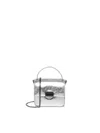 Chloé Chloe Penelope Micro Crossbody Bag In Silver