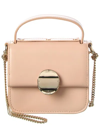Chloé Penelope Micro Leather Shoulder Bag In Pink