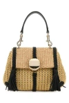 Chloé Penelope Woven-raffia Mini Bag