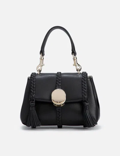 Chloé Penelope Mini Soft Shoulder Bag In Black