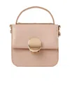 Chloé Penelope Miniature Flip Shoulder Bag In Nude