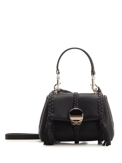 Chloé Penelope Small Flap Bag In Black