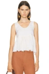 Chloé Dot Silk Jacquard Sleeveless Peplum Blouse In White