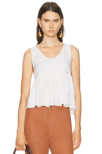 CHLOÉ PEPLUM TANK TOP