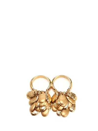 Chloé Petals Double Ring In Gold