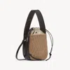 Chloé Mini Woven Leather Basket Bag In Brown
