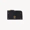 Chloé Small Paddington Purse With Card Slots In Grained Leather In Brown