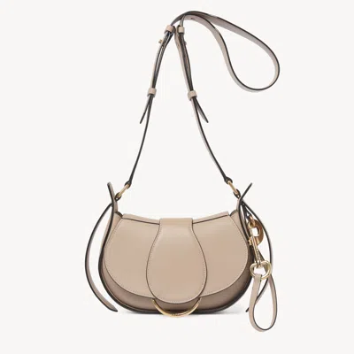 Chloé Petit Sac Bandoulière  Ride En Cuir Lisse Femme Gris Taille Onesize 100% Cuir De Veau In Grey