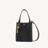 Chloé Petit Sac Cabas  Spin En Cuir Grainé Femme Noir Taille Onesize 100% Cuir De Veau In Black
