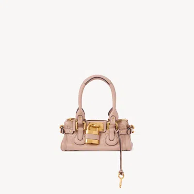 Chloé Petit Sac Paddington En Cuir Grainé In Neutral