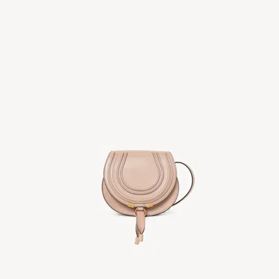 Chloé Petit Sac Porté Épaule Marcie En Cuir Brillant