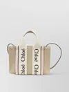 Chloé Mini Woody Linen Tote Bag