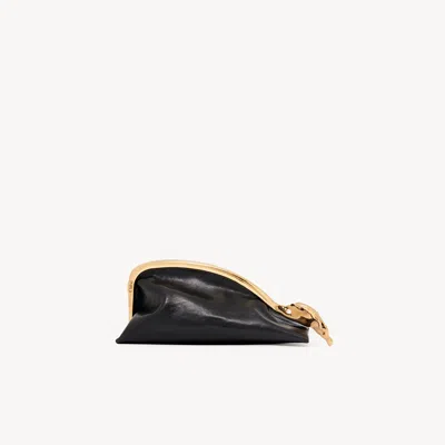 Chloé Petite Pochette Eden Treasures En Cuir In Black