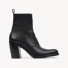 Chloé Phoenix Heeled Ankle Boot In Multi