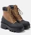 Chloé Phoenix Leather Ankle Boots In Brown