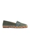 Chloé Logo Piia Flat Espadrilles In Multicolor