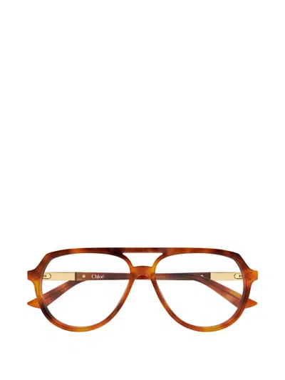 Chloé Pilot-frame Glasses In Multi
