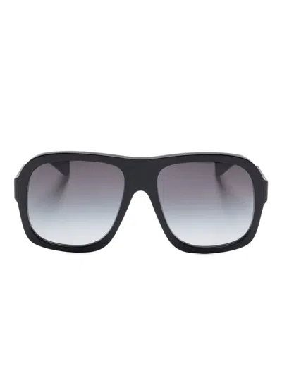 Chloé Pilot-frame Sunglasses In Black