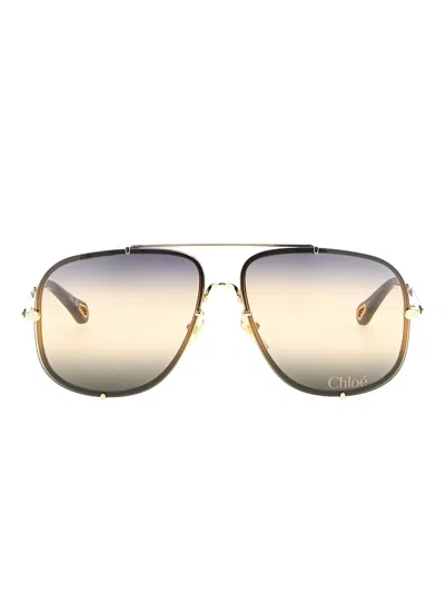 CHLOÉ PILOT-FRAME SUNGLASSES