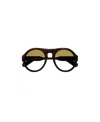 Chloé Pilot-style Logo-embellished Sunglasses In Black