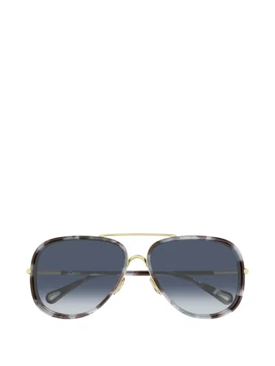 CHLOÉ PILOT-FRAME SUNGLASSES