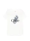 Chloé Graphic T-shirt In White