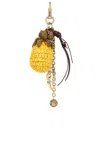 Chloé Pineapple Symbols Keychain