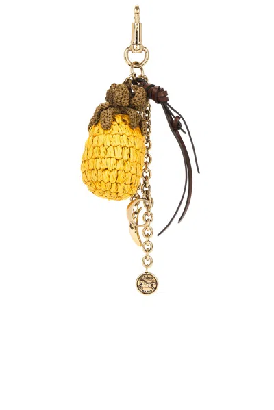 Chloé Pineapple Symbols Keychain