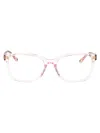 Chloé Pink Acetate Optical Glasses In Pink