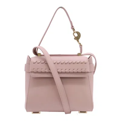 Pre-owned Chloé Pink Beige Leather Shoulder Bag ()
