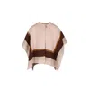 Chloé Cape Oversize Jacket In Pink