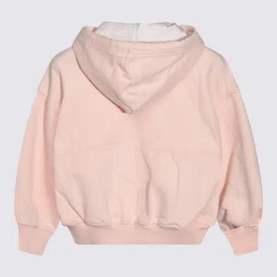 Chloé Kids' Pink Cotton Sweatshirt In Nude